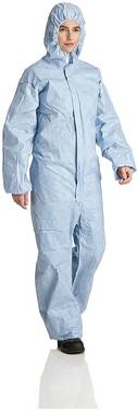 Pyrolon® XT-Schutzoverall, blau-grau, Größe L