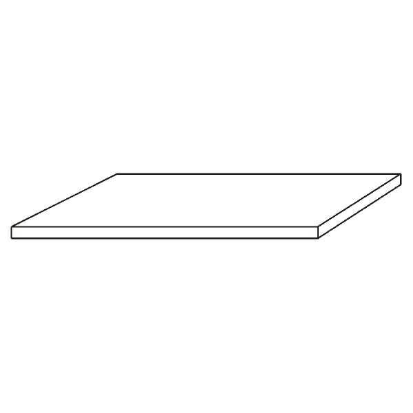 Einlegboden für Schränke Solid 800x400mm Nussbaum-0