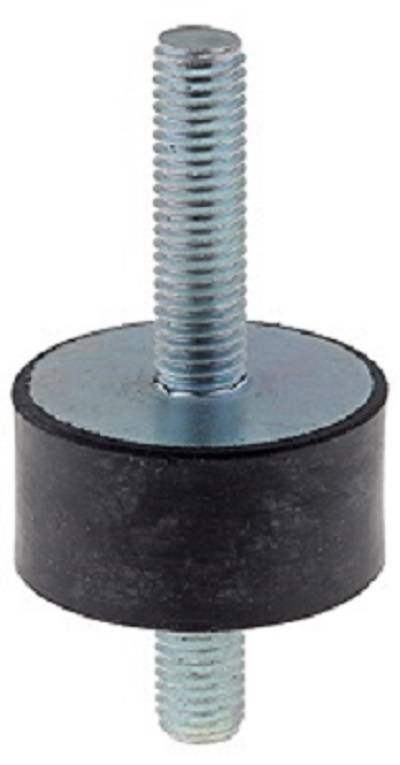 Gummi- Metall- Puffer NBR beidseitig Gewindestift, M 8 x 23 30,0 mm 30,0 mm-0