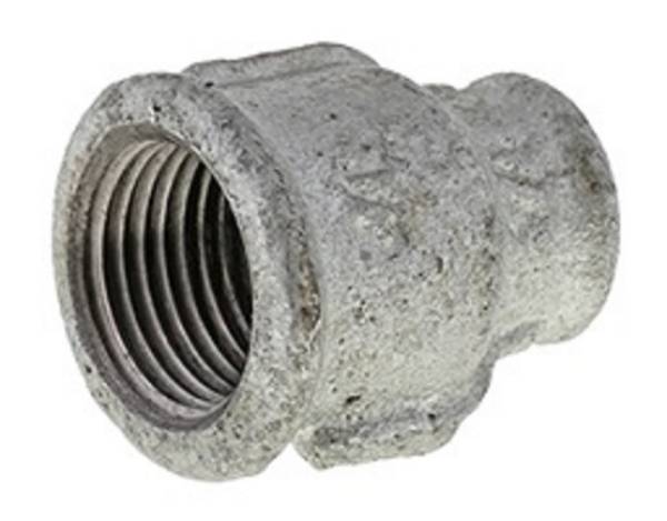 Muffe/Reduziermuffe- rund, gerade ST Rp 4“, Rp 2“
