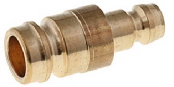 Kupplungsstecker mit 9 mm Zapfen, Verbindungsstück Entriegelungshülse MS, 9/13 mm 15 bar
