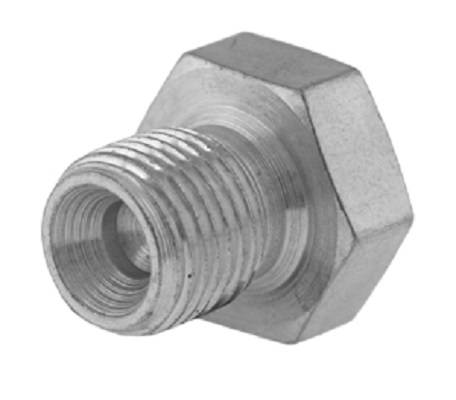 Verschlussverschraubung mit Zollgewinde (60° Universaldichtung), sechskant STV G 1/4“, 575 bar
