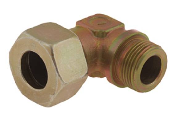 Winkel-Einschraubverschraubung (zöllig), leicht ES R 1/8“ konisch, 6 mm-0