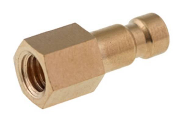 Kupplungsstecker NW 2,7 mit Innengewinde, gerade MS M 5, 35 bar