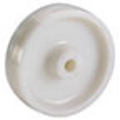 Kunststoffrolle, Rad, hitzebeständig, bis 75°C 20,0 mm 58,0 x 45,0 mm Gummi, 150,0 mm 350,0 kg-0