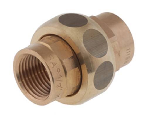 Verschraubung mit Innengewinde, flach dichtend, gerade MS Rp 3/4“-0