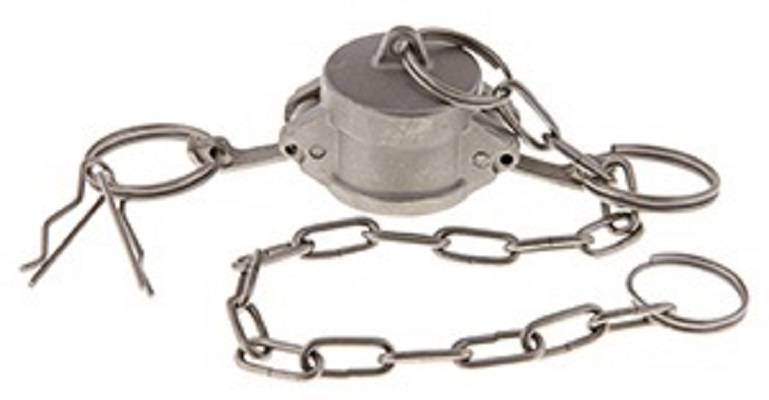 Verschlusskappen für Schnellkupplungsdosen Typ DP, EPDM- Dichtung PP , 4 Zoll 119,5 mm DN 90 6 bar-0