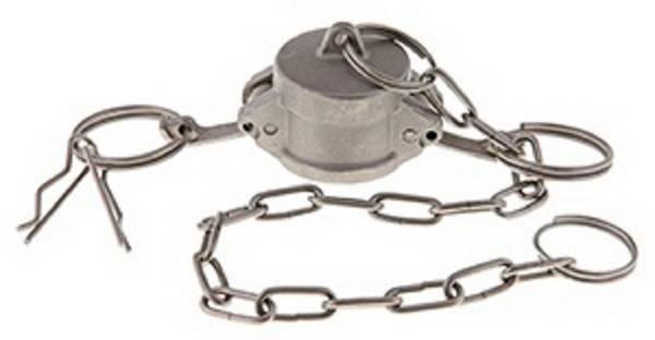 Verschlusskappen für Schnellkupplungsdosen Typ DP, EPDM- Dichtung PP , 4 Zoll 119,5 mm DN 90 6 bar