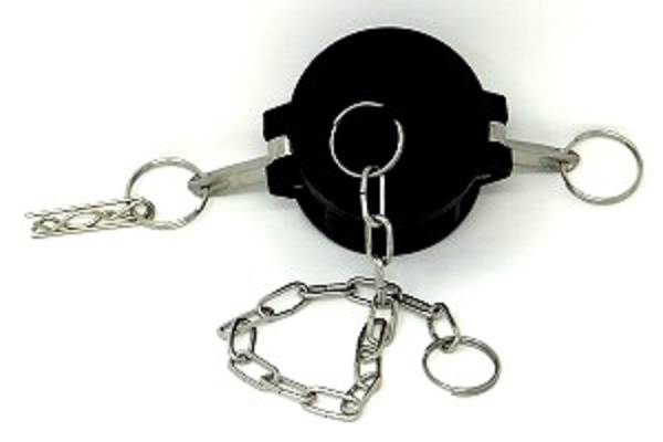 Verschlusskappen mit Schnellkupplungsstecker Typ DC, EPDM- Dichtung PP, 2“ 63,0 mm DN 50 6 bar-0