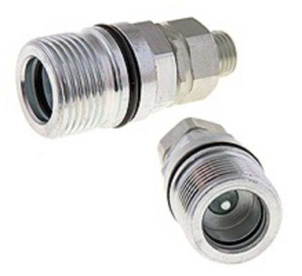 Schnellverschluss-Schraubkupplung mit Rohranschluss, Stecker, schwer STV, 16 S M 42 x 2 48,0 mm 400 bar