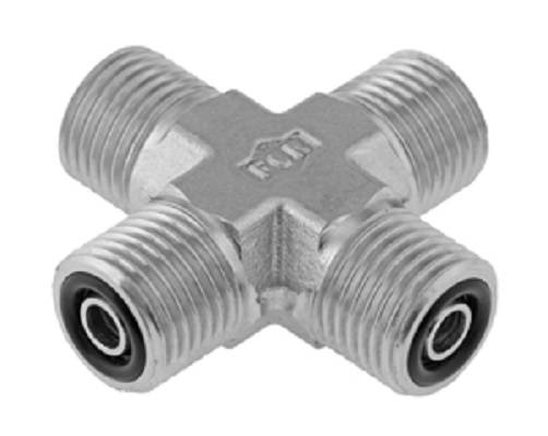 ORFS- Kreuzverschraubung, STV UN 1 3/16“-12, 400 bar-0