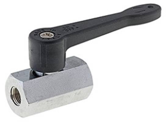 Minikugelhahn mit langem Griff PN15, IG MSV G 1/2“, 49,0 mm DN 10-0