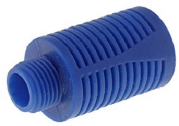Schalldämpfer aus Kunststoff, mit Füllung aus Granulat KU G 1/4 Zoll, 35,0 mm 16,0 mm 6 bar