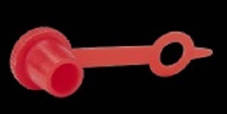 Staubschutz für Steckkupplung, für Stecker, rot KU, Gr.4 46,0 mm-0