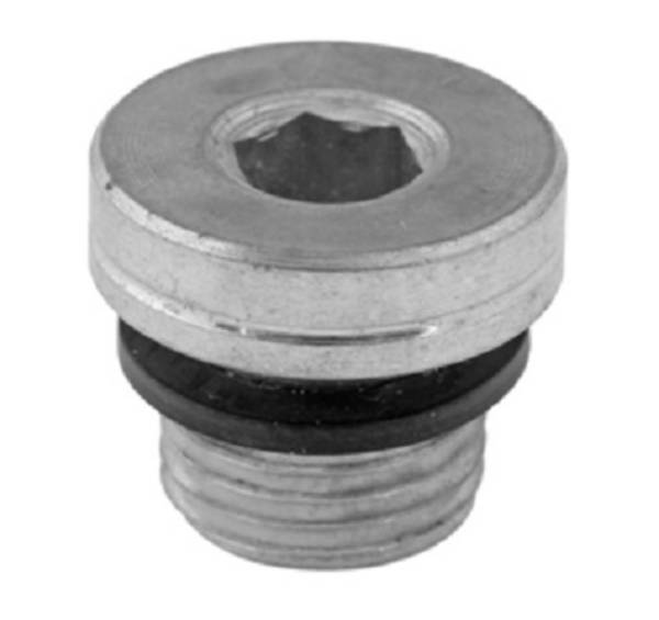 Verschlussschraube mit Elastomerdichtung (zöllig), STV G 1/8“, 400 bar