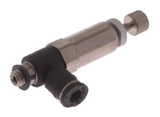 Druckregelventil, mit Manometer, R 1/8 Zoll, 4 mm-0