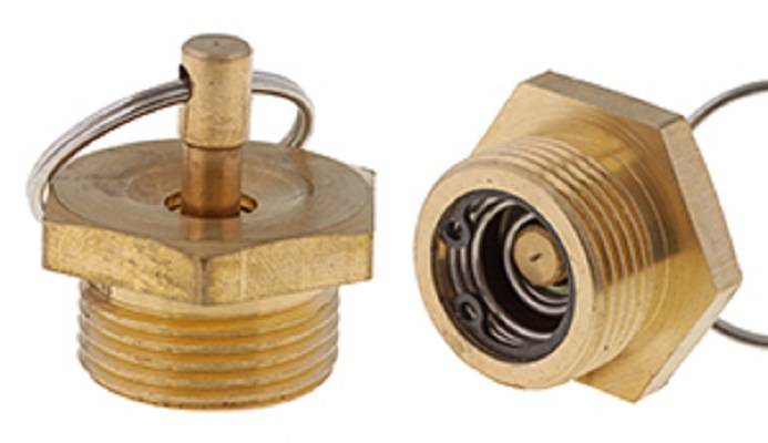 Entwässerungsventil mit Ring, für Druckluftbehälter am Fahrzeug MS 20 bar, M 22 x 1,5 SW 27-0