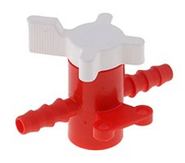 2-Wege Schlauchventil PN1, PE, 6 mm
