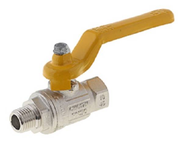 Innen- und außengewindiger Kugelhahn DVGW EN331, MSV R/Rp 3/4“, 83,5 mm DN 20 40 bar, Standard