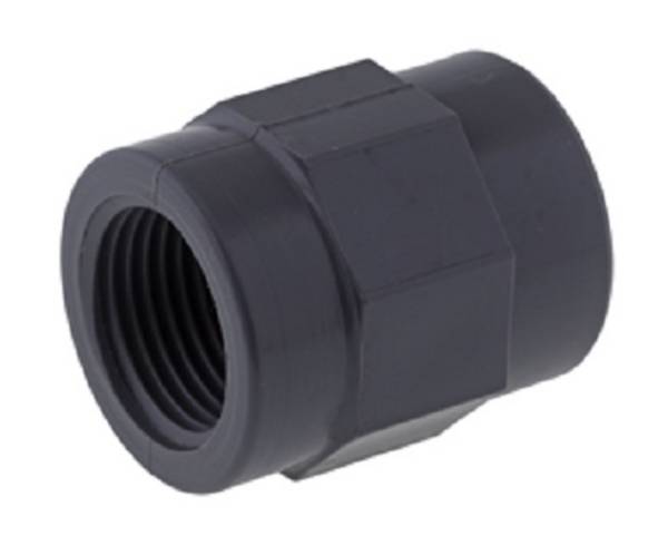 Gewindemuffe, gerade PVC-U Rp 2 1/2“, 71,0 mm