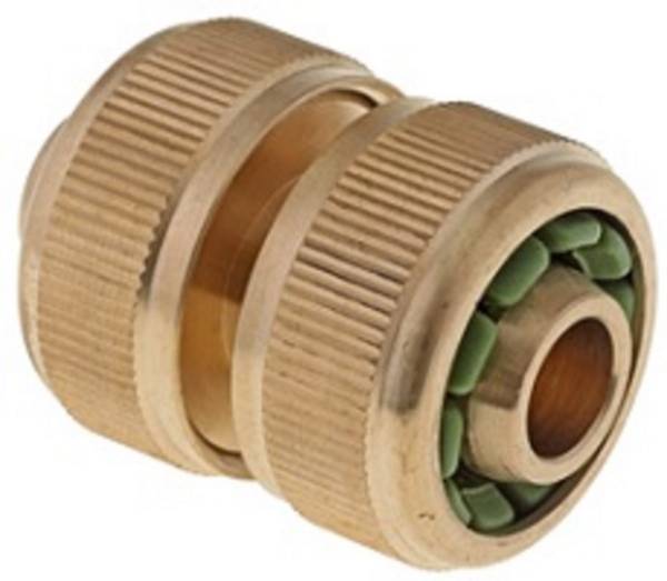 Schlauchverbinder (Reparator), Messing MS, 13,0 mm (1/2“) 8 bar