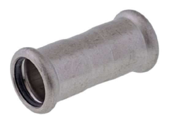 Muffe mit Innenpressende, CU, 38,0 x 2,0 mm 15,0 mm 16 bar-0
