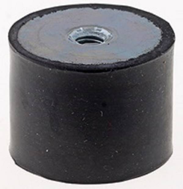 Gummi- Metall- Puffer NBR beidseitig Innengewinde, M 10 (8 tief) 50,0 mm 30,0 mm