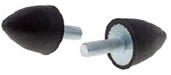 Gummi- Metall- Puffer, parabolisch NBR, M 6 x 18 20,0 mm 24,0 mm