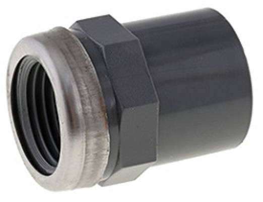 PVC-U- Klebe- Gewindemuffen, Sechskant, Rp 2 1/2“, 82,0 mm 90,0 mm 75,0 mm 10 bar