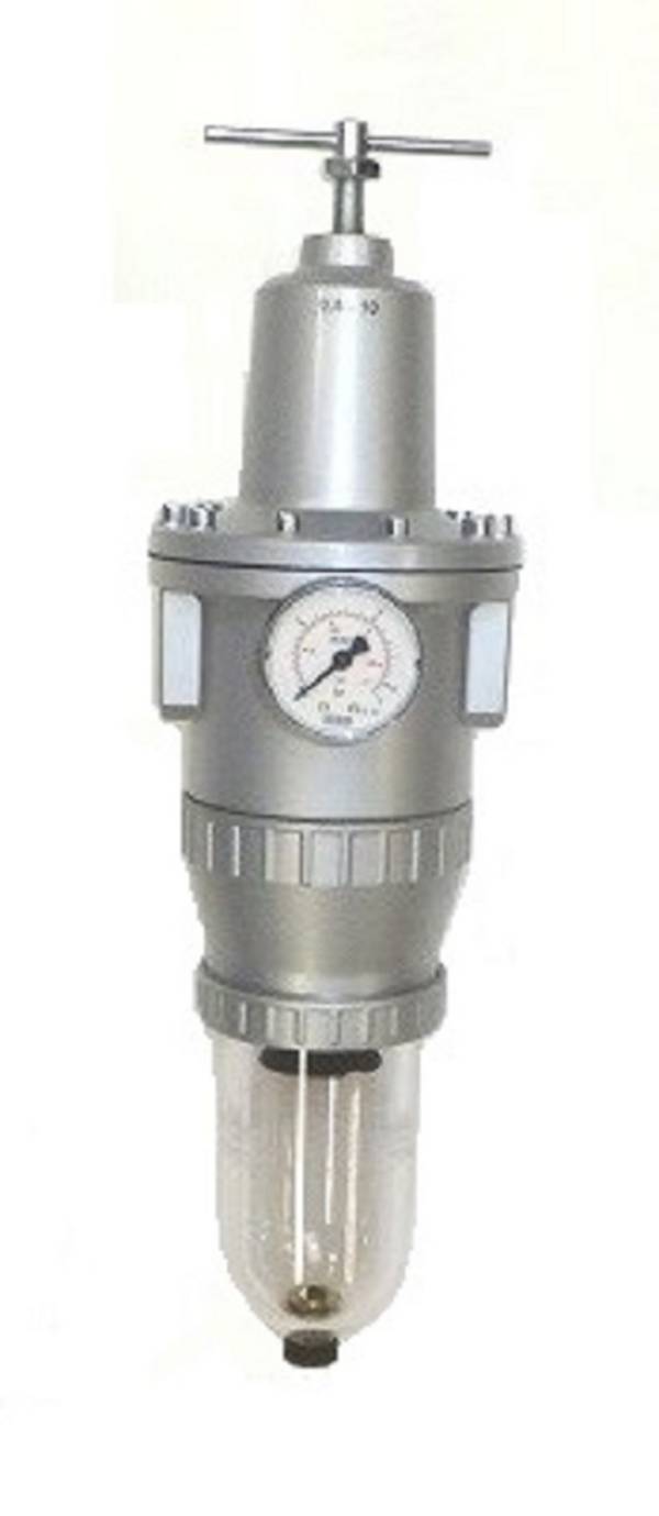 Standard- Filterregler, Baureihe 5 Ablassautomatik 0,5 - 10 bar, G 3/4 Zoll 392 mm/129 mm 300 cm³ 117,0 mm