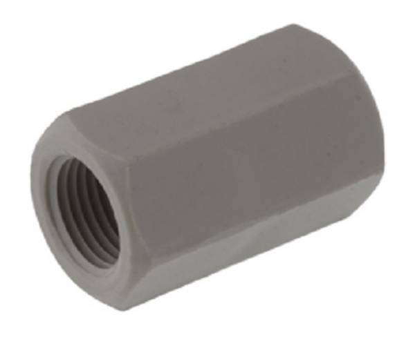 Kunststoffmuffe, gerade PP G 3/8“, 34,0 mm