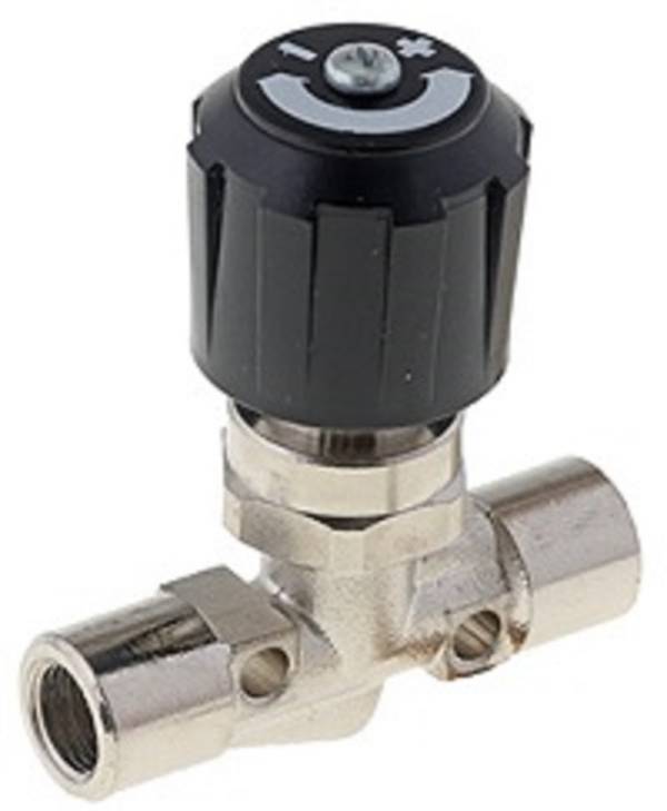 Schottgewindiges Nadelabsperrventil für Schalttafeln, MSV G 3/8“, 63,0 mm DN 8 18 bar