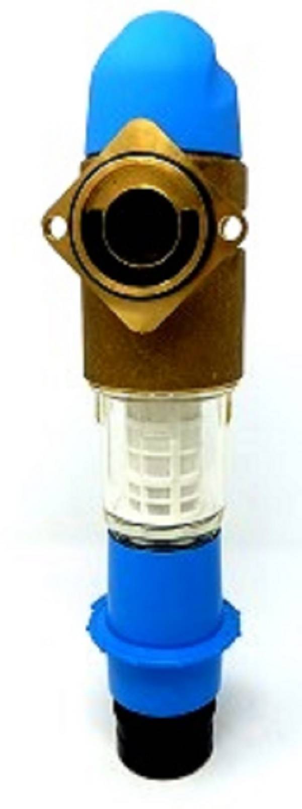 Rückspülfilter, bis 16 bar, für Trink- und Brauchwasser MS DN 50 2 - 16 bar, R 2 Zoll 183 l/min 500,0 mm 125 mm/260 mm