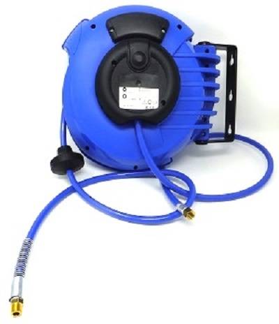 Automatischer Schlauchaufroller für Druckluft, KU G 1/4 Zoll IG / G 1/4 Zoll AG, 12,0 m 12,0 mm x 8,0 mm 10 bar-0