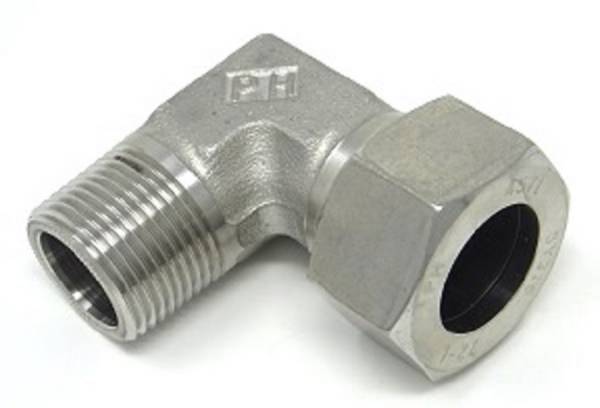 Winkel-Einschraubverschraubung NPT-Gewinde, leicht, NC ES NPT 1/4“, 12 mm