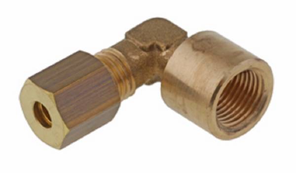 Winkelverschraubung mit zylindrischen Innengewinde, 90 Grad MS G 1/4“, 12 mm