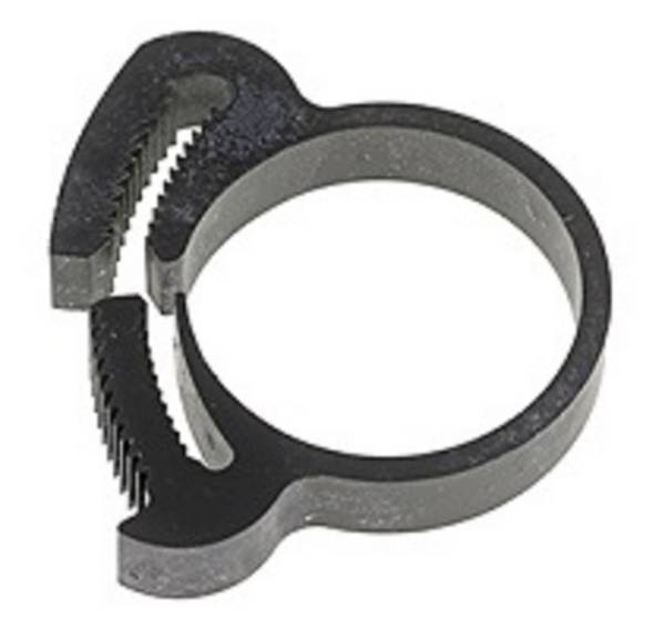 Schnapp- Schlauchschelle, POM, 8,0 - 9,2 mm, Breite 4,6 mm