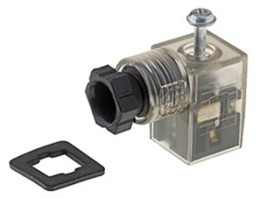 Normstecker für Magnetspule mit Schutzbeschaltung und LED- Anzeige, 230V, LED rot Stecker 3, DIN/EN-A M 16-0