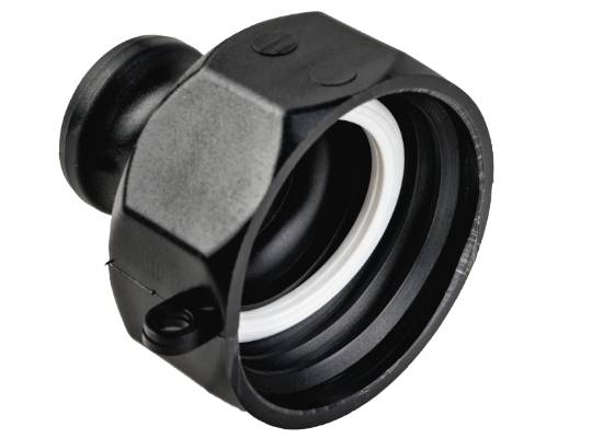 Schnellkupplungsstecker für IBC-Container mit Innengewinde, DN 50, 63,0 mm, S60x6-0