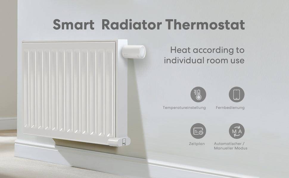 Meross Smart Radiator Thermostat, Starter Kit-1