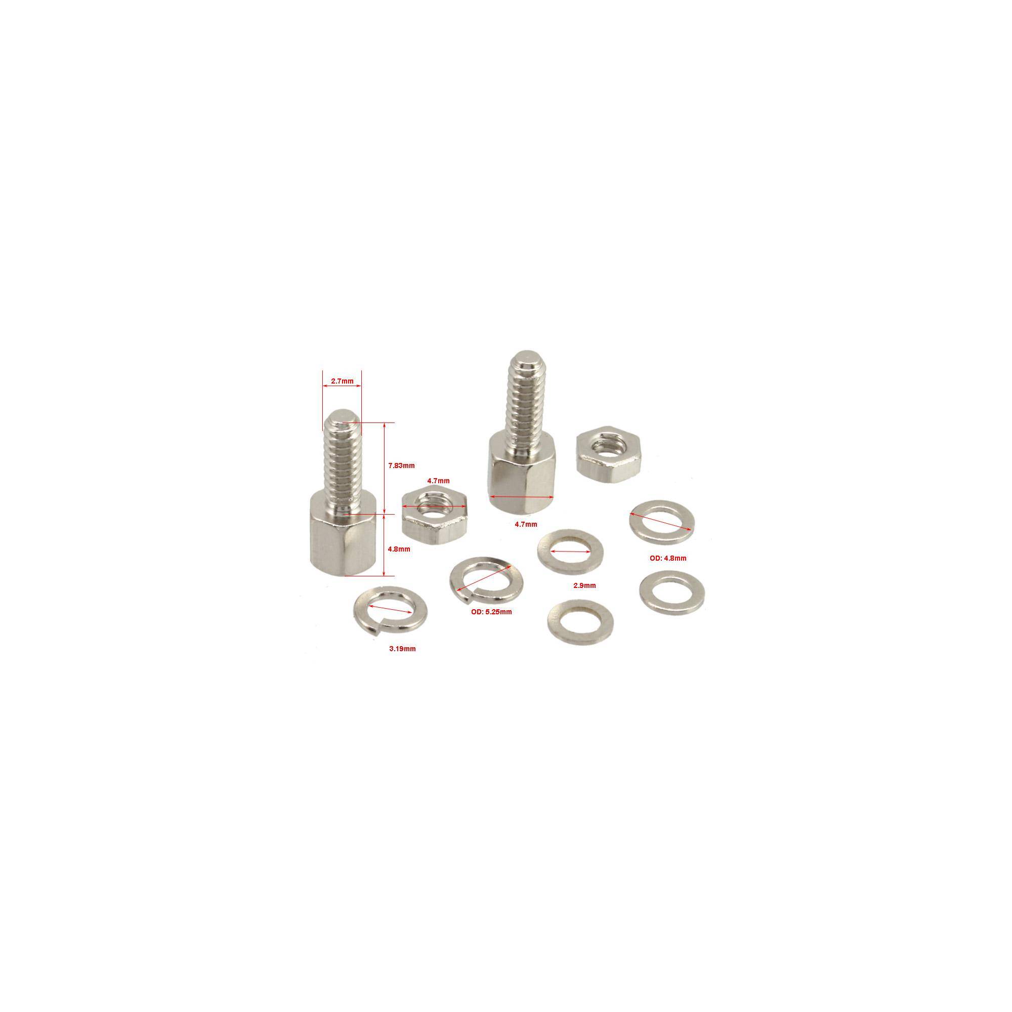 InLine® Schraubensatz (SUB-D Befestigungssatz), 10-teilig Installation / Reinigung Schrauben /-1