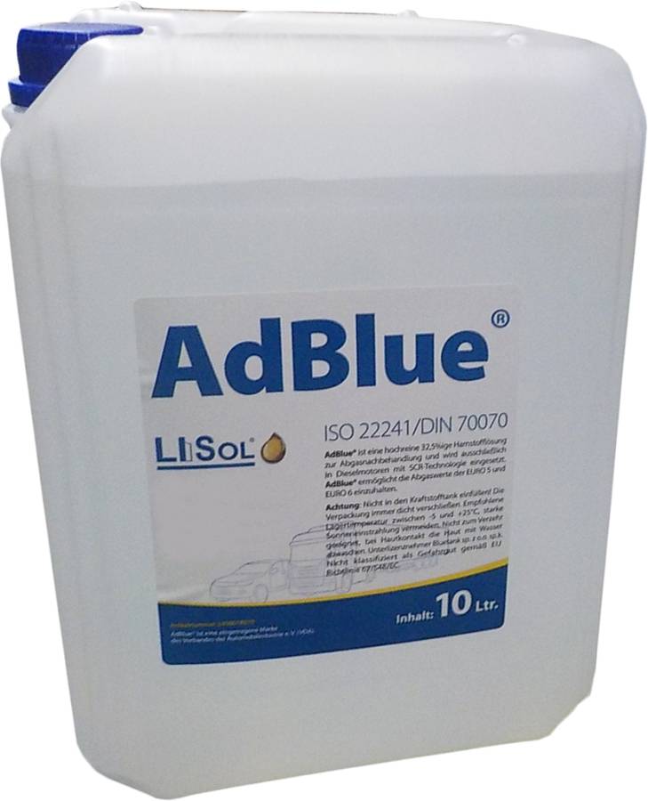AdBlue® Harnstofflösung ISO 22241 / DIN 70070 / SCR / PKW LKW