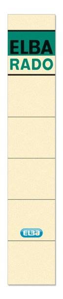 Ordneretikett schmal/kurz sk chamois 10 St./Pack. - Artikel: 120011312-0