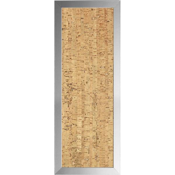 Bi-Office Design-Korktafel, 600 x 200 mm, silber (70030238)