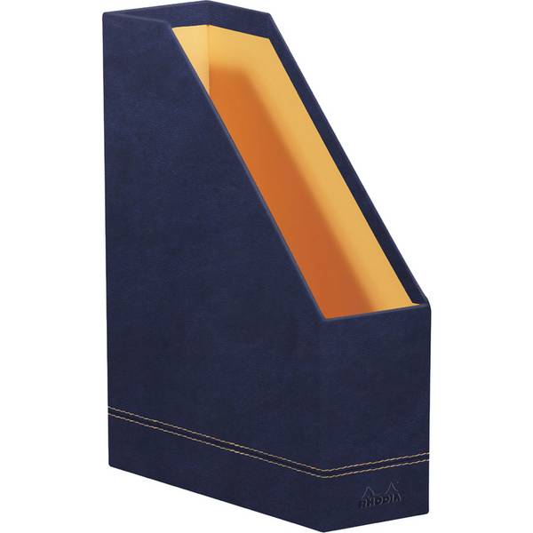 RHODIA Stehsammler, aus Kunstleder, DIN A4, nachtblau (8017196)