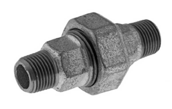 Doppelnippel trennbar, mit Außengewinde, konisch dichtend, MSV R 1/8“, R 1/8“