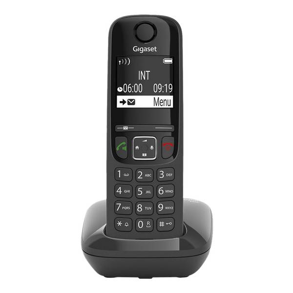 Gigaset AS690 - Schnurlostelefon mit Rufnummernanzeige - ECO DECT/GAP - Schwarz