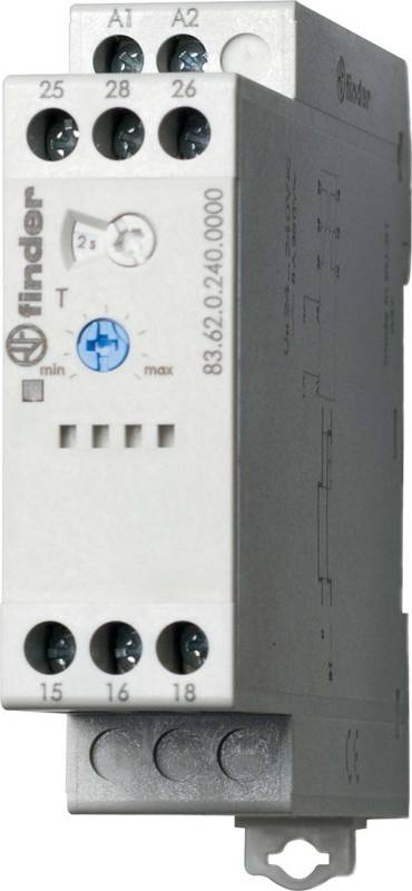 Finder Zeitrelais 83.62.0.240.0000 Rückfallverz.Zeit-Relais - 2 - IP 20-0