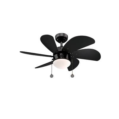 Deckenventilator Turbo Swirl Gun Metal 76 cm mit Licht