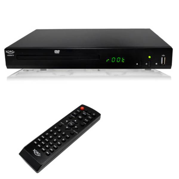 XORO HSD 8470 Multi-Rom MPEG-4 DVD-Player USB 2.0 Mediaplayer HDMI Upscaling 1080p Fernbedienung digitaler Audioausgang